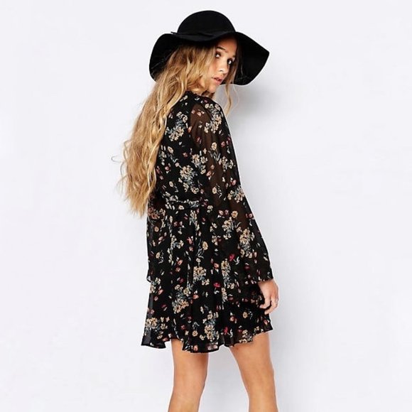 Free People Chiffon Lilou Dress - Picture 4 of 14